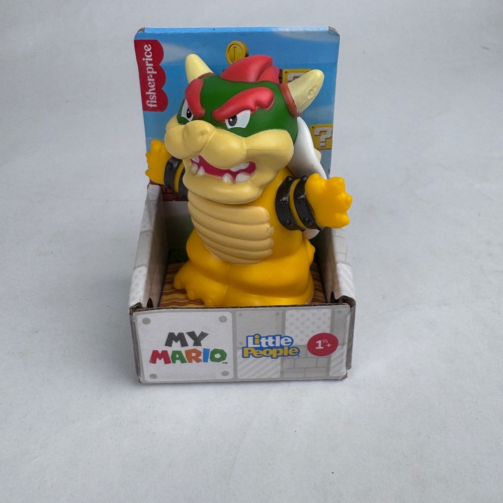 NEW Little People Fisher Price Bowser Figure My Mario Super Mario Bros